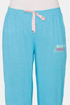 Rosaline U&I Knit Cotton Pyjama - Scuba Blue — thumbnail 5